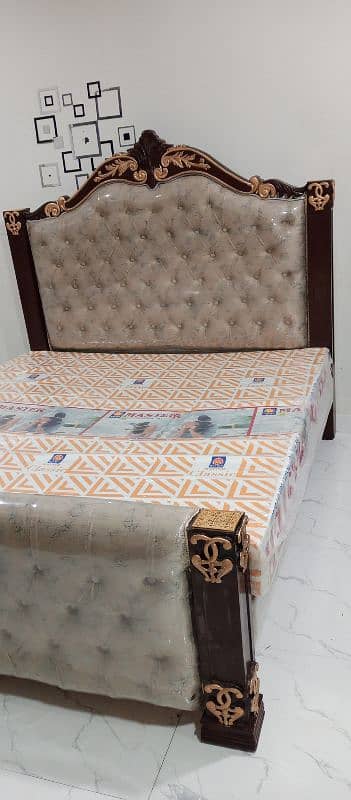 KING SIZE BED/ DOUBLE BED/CHINIOTI ROYAL TURKISH BED 8