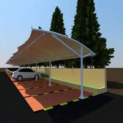 car parking shade/  pvc Tensil / fiber shade 03033487522