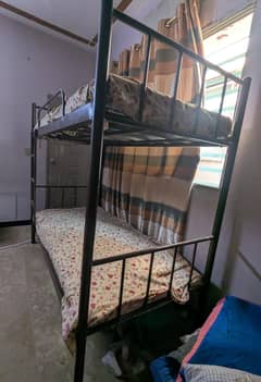 Double Bunk Bed with foam for sale