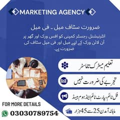 Male & Female staff is required
