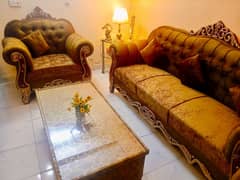 5 seater sofa set with center table