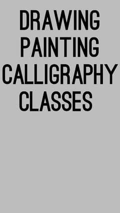 DRAWING PA8NTING CALLIGRAPHY