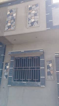 120 Sq Yard Single Storey Grey House For Sale In SAADI GARDEN Available On Bank Loan Also
