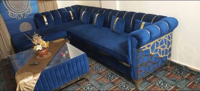 Opposite L Shape 5 Sitter Big Size High Quality