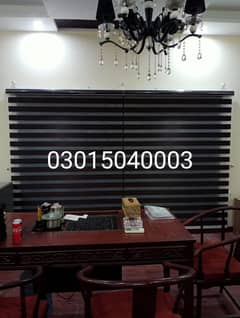 Roller blind/sun light and heat control/Wood floor/Wallpaper