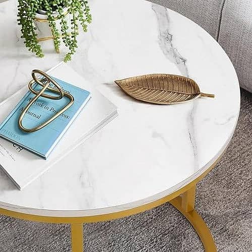 MODERN CENTER NESTING TABLES SET, TEA TABLE 0