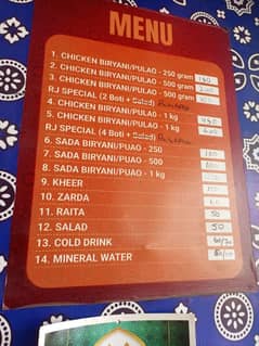 running Biryani and catering setup for sale