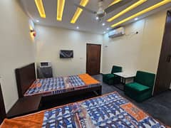 1-Bed Furnished 1st Floor Executive Apartment Available In New Super Town Main Boulevard DHA New Super Town