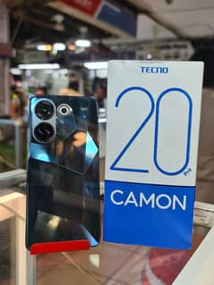 TECNO CAMON 20 PRO 8GB 256GB HELIO G99 PROCESSOR WITH BOX CHARGER