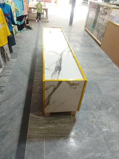 counter of garments shop and also stol