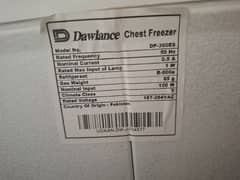 DAWLANCE ENERGY SAVER DEEP FREEZER