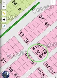 DHA 9 Prism 1+1kanal Pair plots Corner Block E