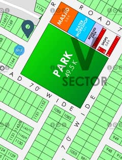 DHA Phase 8 V Block Plot For Sale