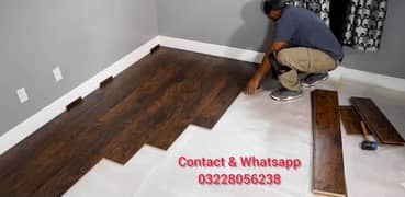 Pvc Vinyl Floor/Wooden Flooring/Artificial Grass/Window Blinds.