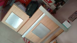 Booking counter, writing table,draw box . metrial box counter size. 4pcs