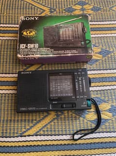 original Sony ICF-SW10 12 Band Radio Made in Japan