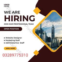 Our Company Hire Honest Person For Online Marketing And Office Service