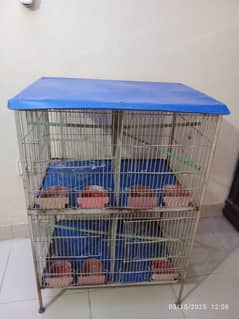 4 PORTION BIRD/PARROT CAGE
