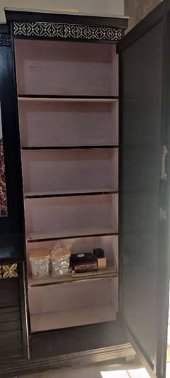 Double bed with side tables and dressing