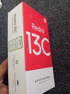 redmi 13c full complete box
