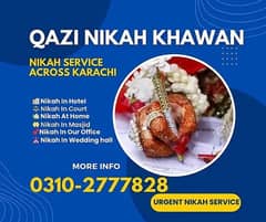 Nikah Khawan Service | Nikah Registrar | Court Marriage | Qazi Nikah