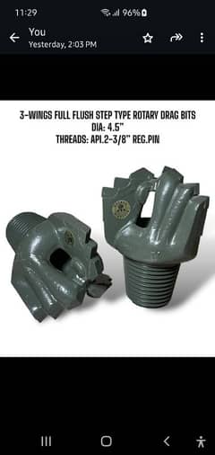 Mining dril bit for sale | Threaded drill rod | Threaded drill bit