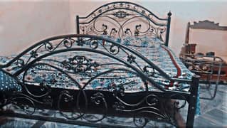 iron bed