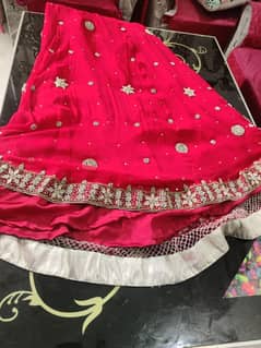 Heavy embroidery bridal dress