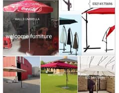 OUTDOOR GARDEN UMBRELLA IMPORTANT UPVC RATTNA FURNITURE  CHAIRS TABLE