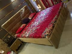 king size bed with side tables