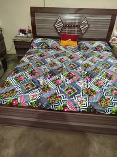 lush bed and set with safe