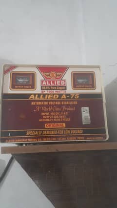 Ac Stabilizer 7500 watt