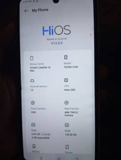 Tecno camon 19 neo 6/128 for sale