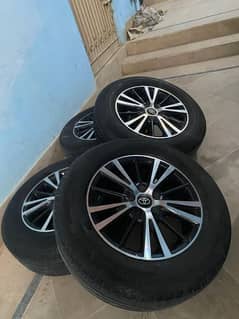Alloy rim Tyres 15 size