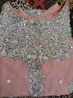 3 piece dress in baby pink color