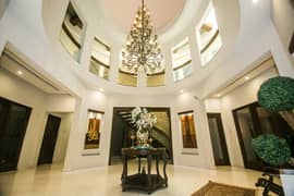 2 Kanal Slightly Used Spanish Design Most Beautiful Bungalow For Sale At Prime Location Of DHA Lahore Near To Park &Amp; Commercial Market .