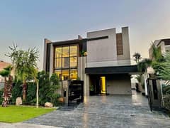 One Kanal Brand New Luxury Ultra-Modern Design Most Beautiful Bungalow 2 Servant Quarter In Basement For Sale At Prime Location Of DHA Lahore Near To Park & Commercial Market