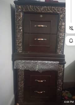 2 side tables and 1 dressing
