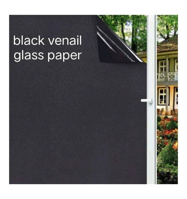 het cover glass paper, frost paper, wallpaper, roller blinds, curtains 5
