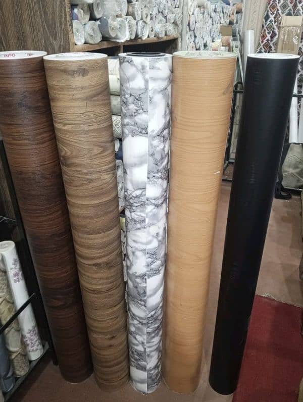 het cover glass paper, frost paper, wallpaper, roller blinds, curtains 10