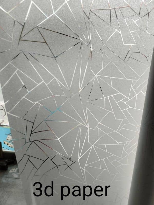 het cover glass paper, frost paper, wallpaper, roller blinds, curtains 14