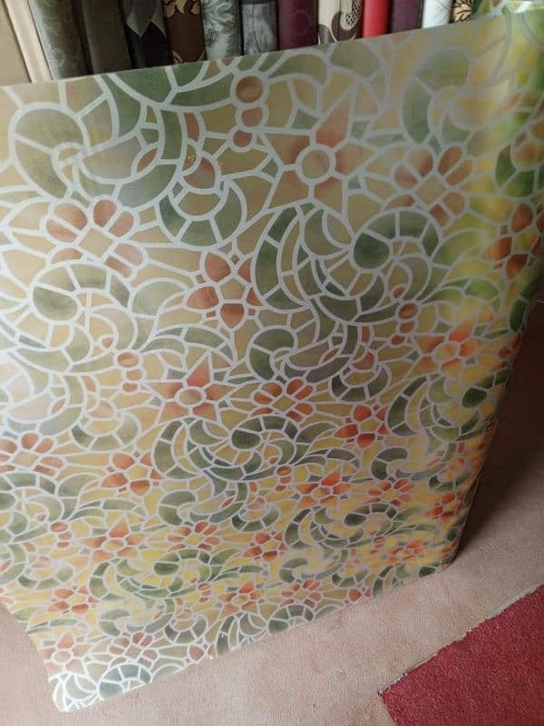 het cover glass paper, frost paper, wallpaper, roller blinds, curtains 15