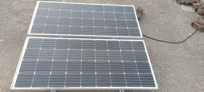 Solar Panel + Battery  + Fans complete setup