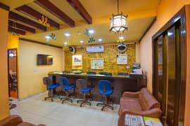 850 Sq Ft Fully Furnished Office for Rent Prime Location in Hafeez shopping Center, Lahore