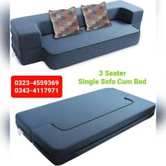 Sofa cum bed Molty double bed folding bed /Foam Mattress/Dining Table