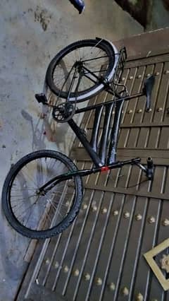 Bicycle for sale in black colour only contact on olx or WhatsApp