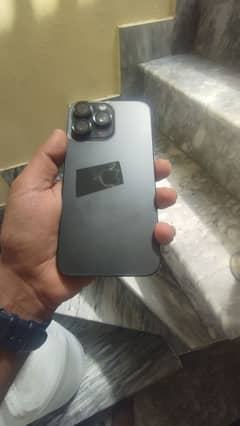 iPhone 15 po max JV non-pta 256 with box and cable water pack