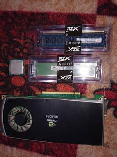 Graphic card , rams , processor