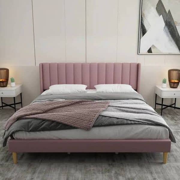Cushioning Bed Set with side tables & Dressing. 3