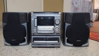 Aiwa speakers and amplifier